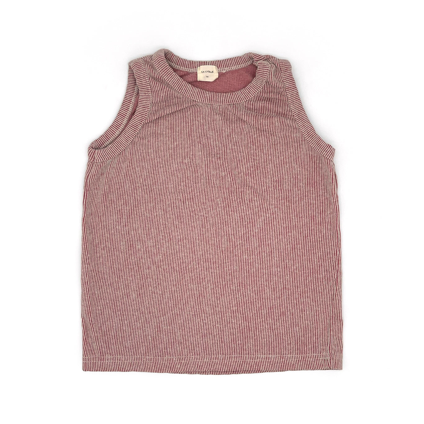Two Tone Ribbed Tank