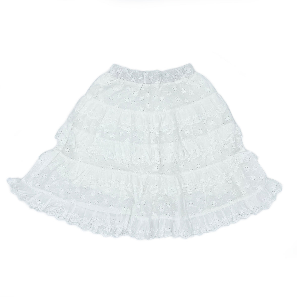 Tiered Eyelet Skirt – Mugwort Mugwort