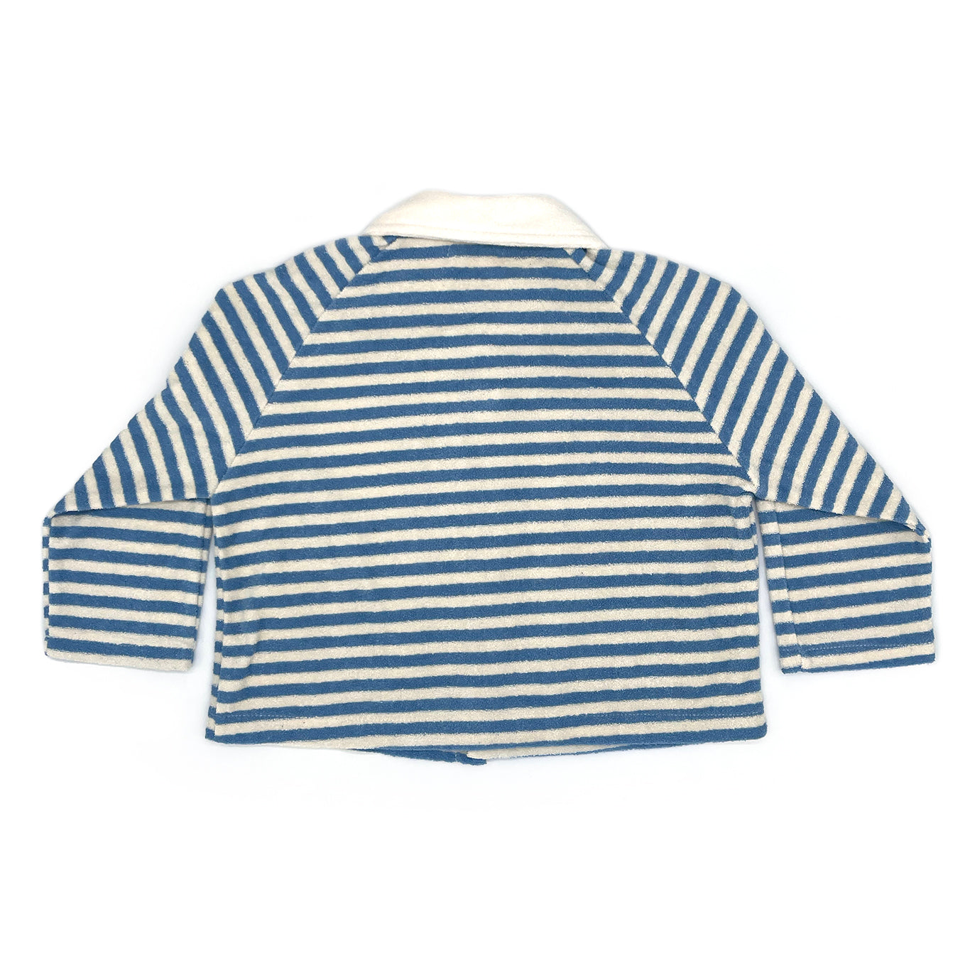 Terry Striped Cardigan