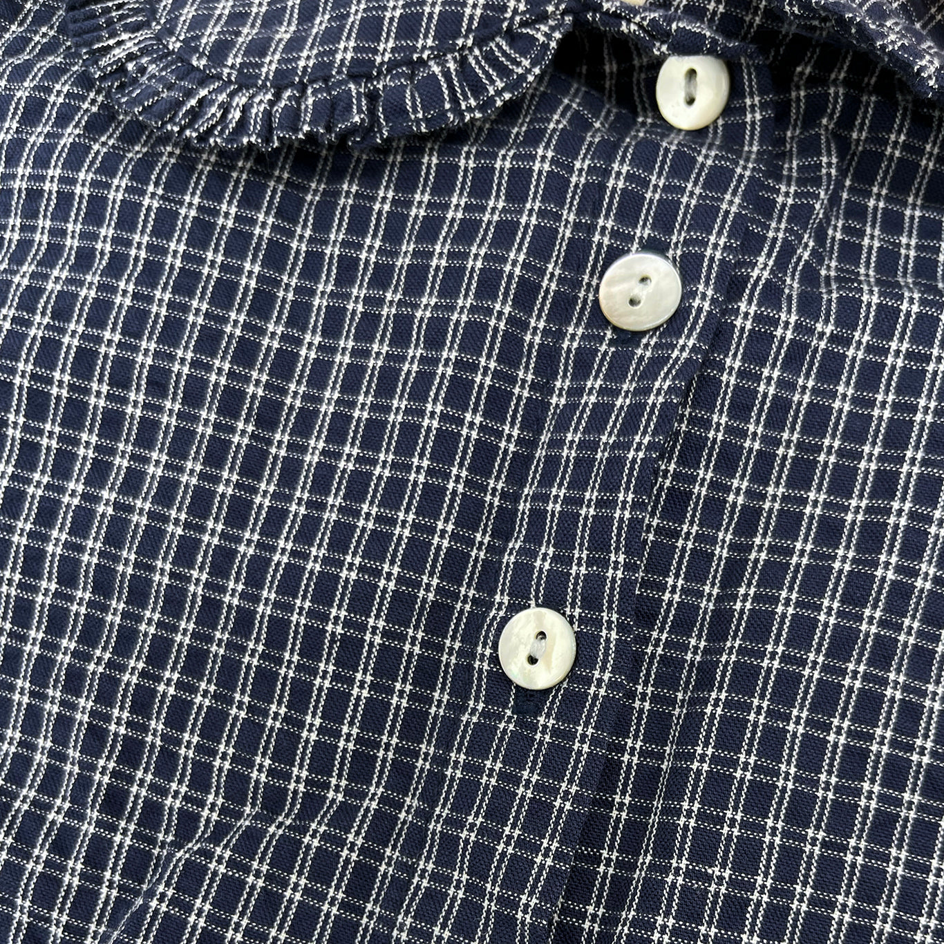 Marine Bell Check Dress