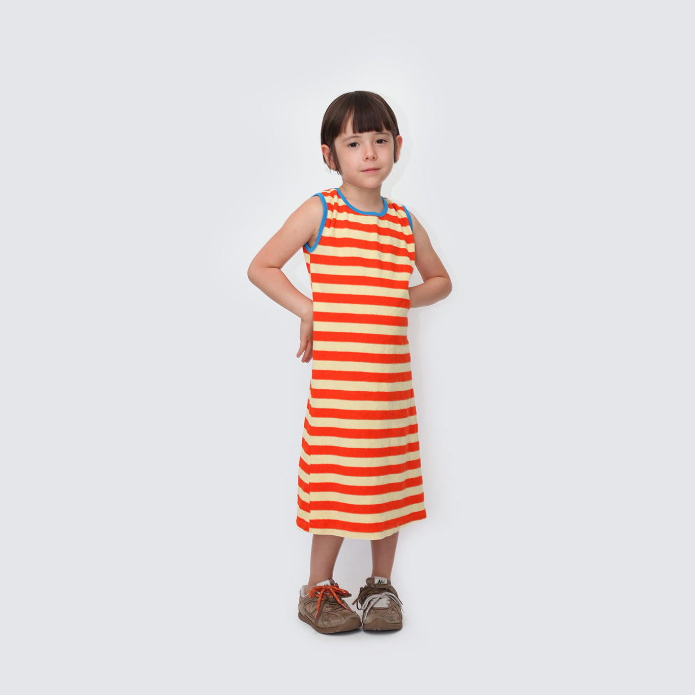 Striped Towel Maxi Dress