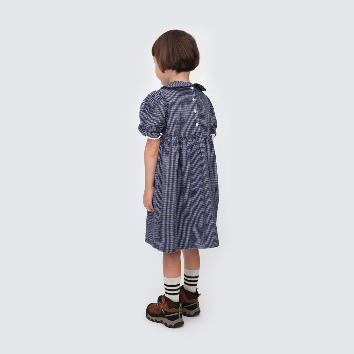 Marine Bell Check Dress