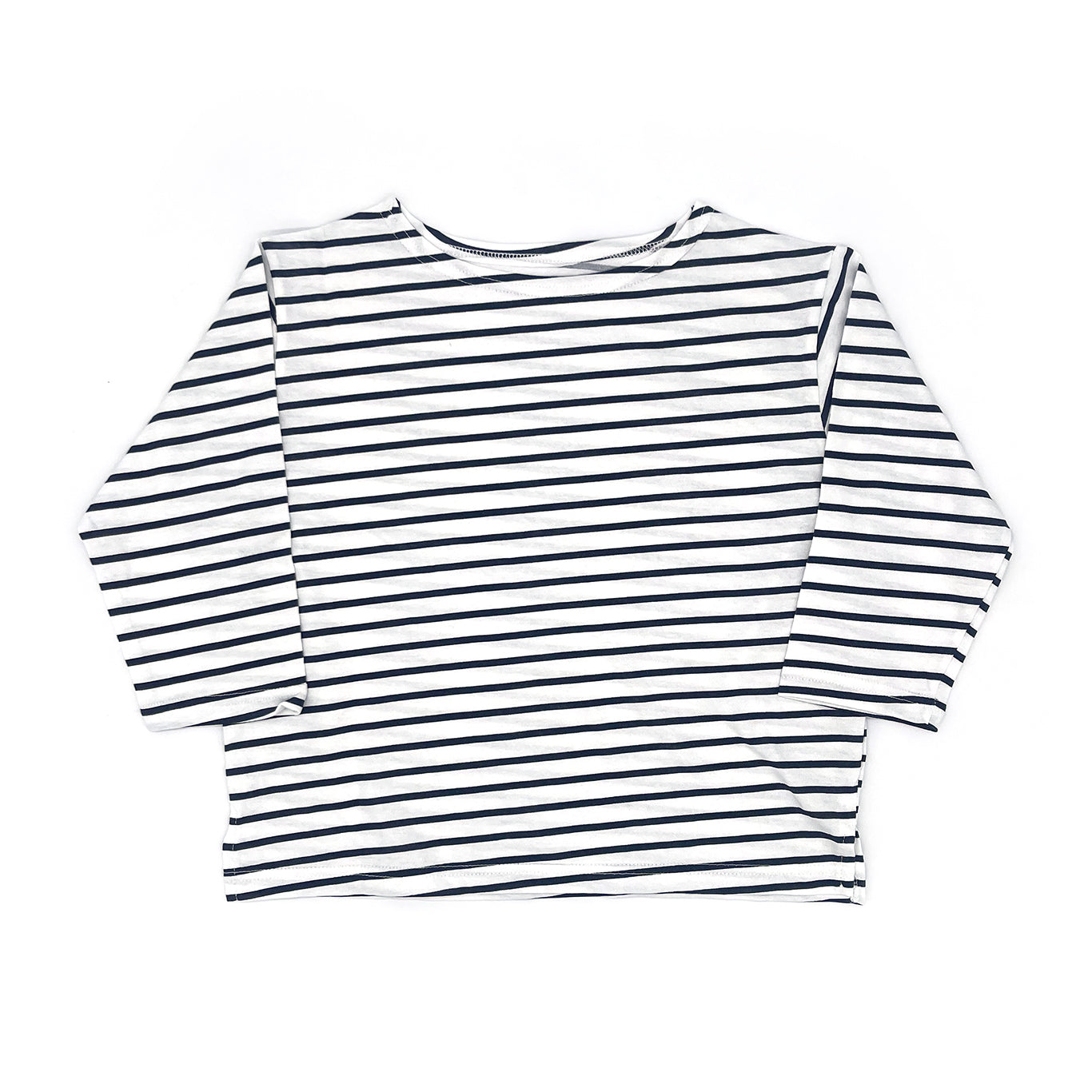 Striped Boatneck Long Sleeve