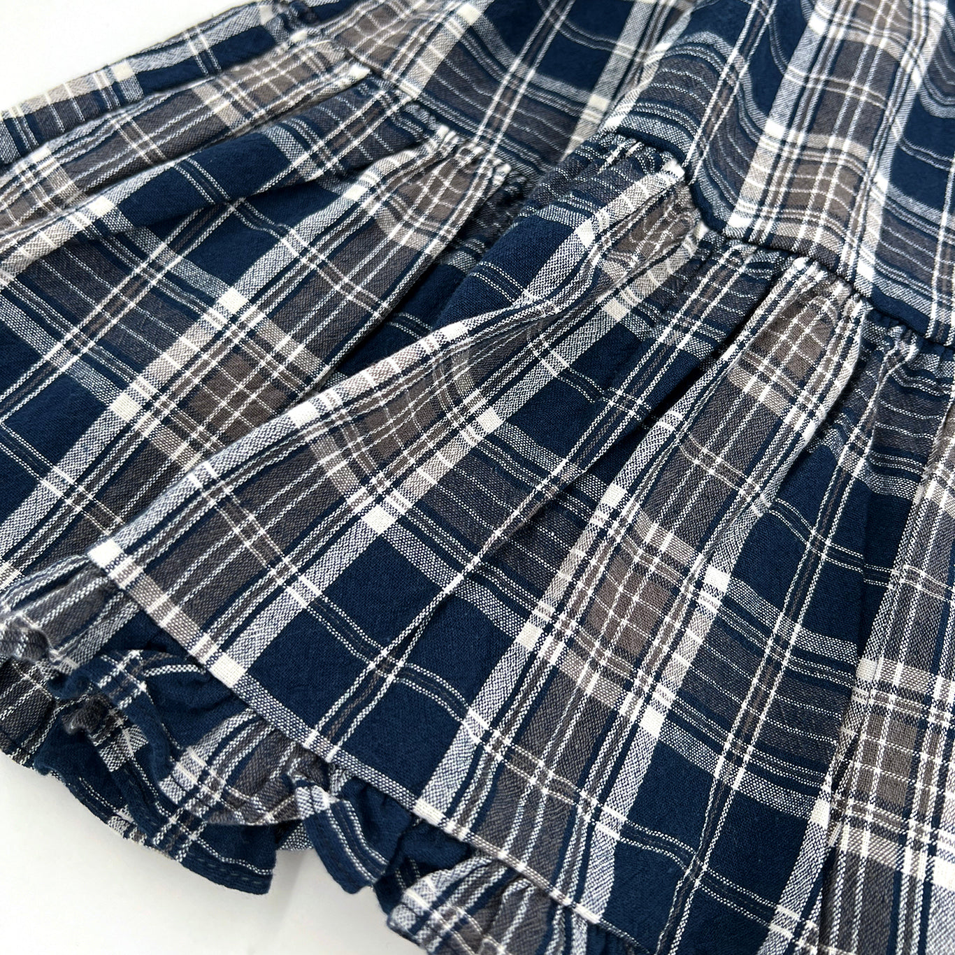 Plaid Ruffle Skirt