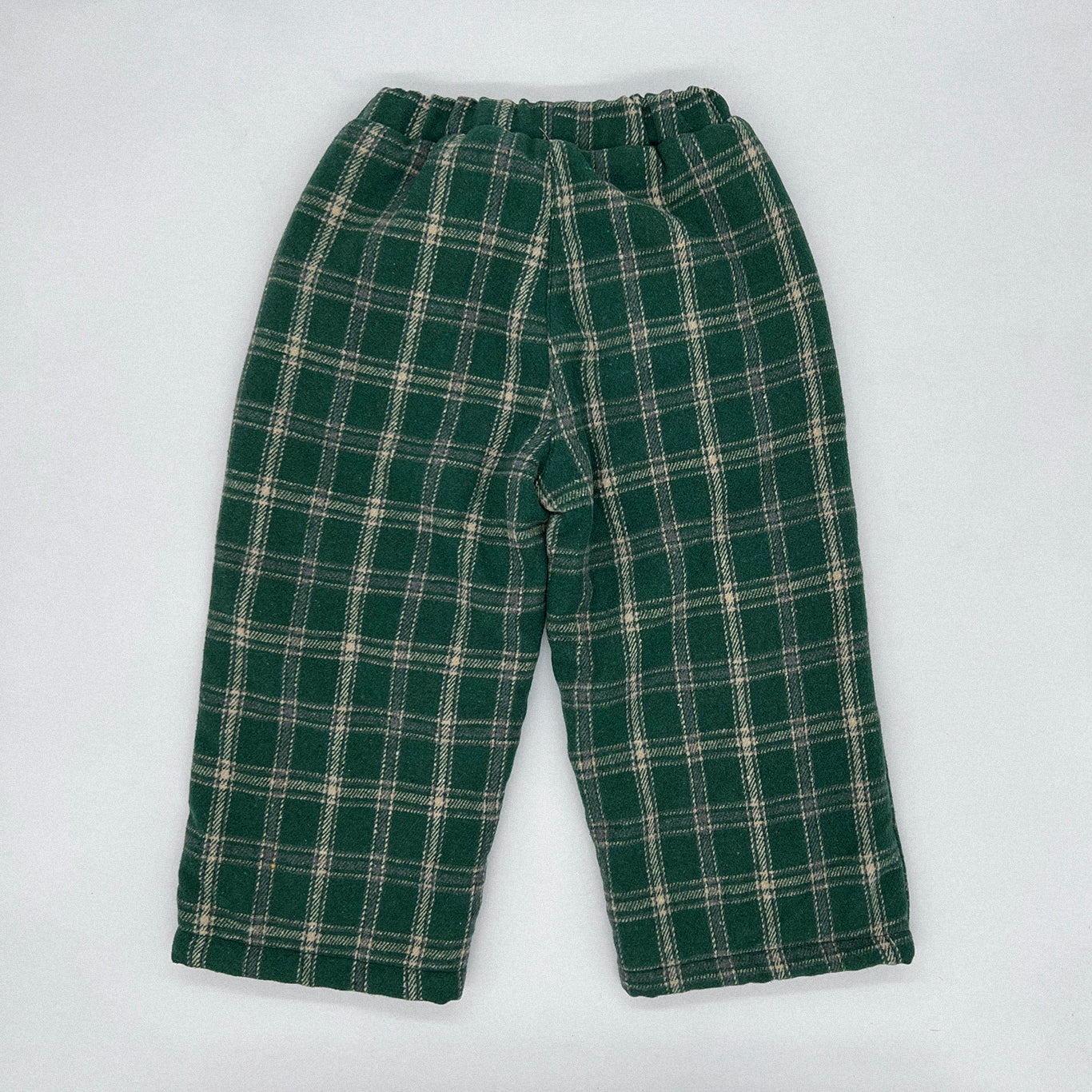 Plaid Sherpa Lined Pants