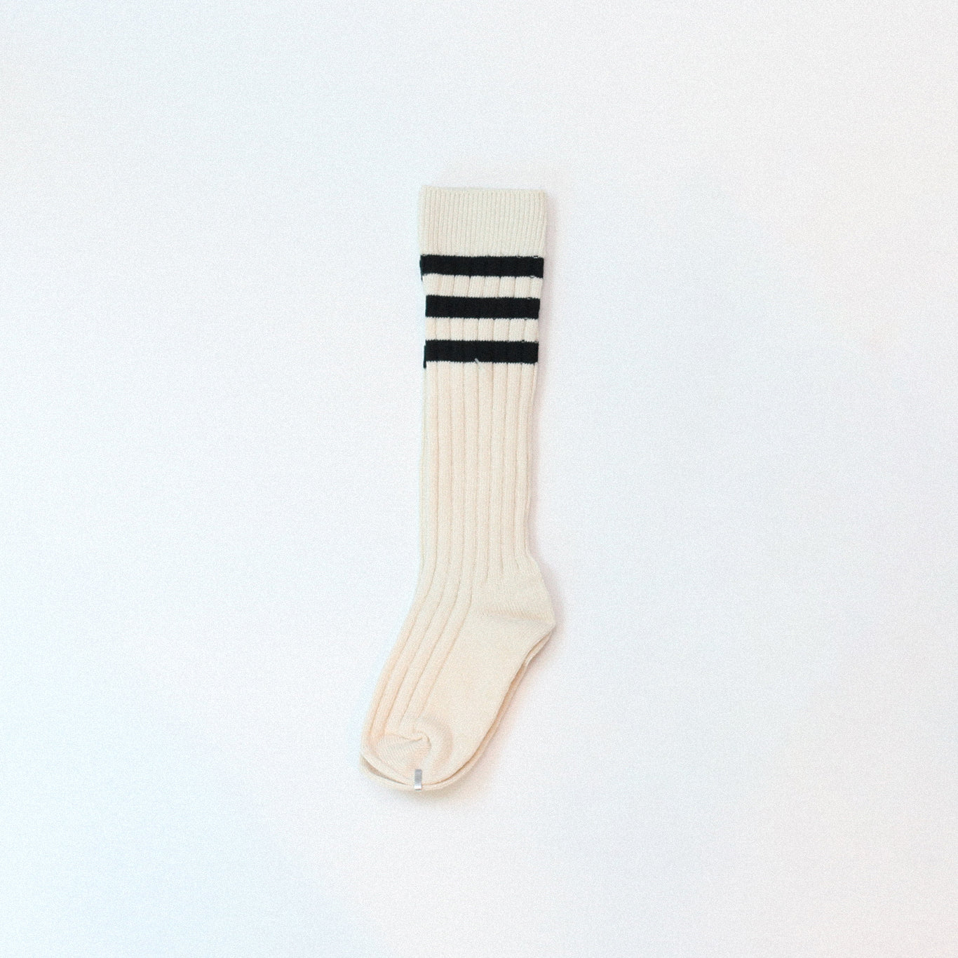 Striped Rib Knee Socks