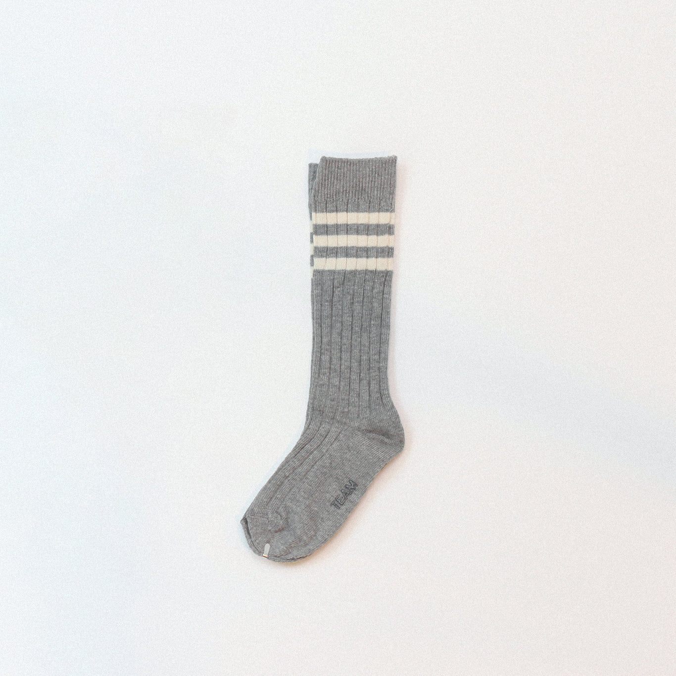 Striped Rib Knee Socks