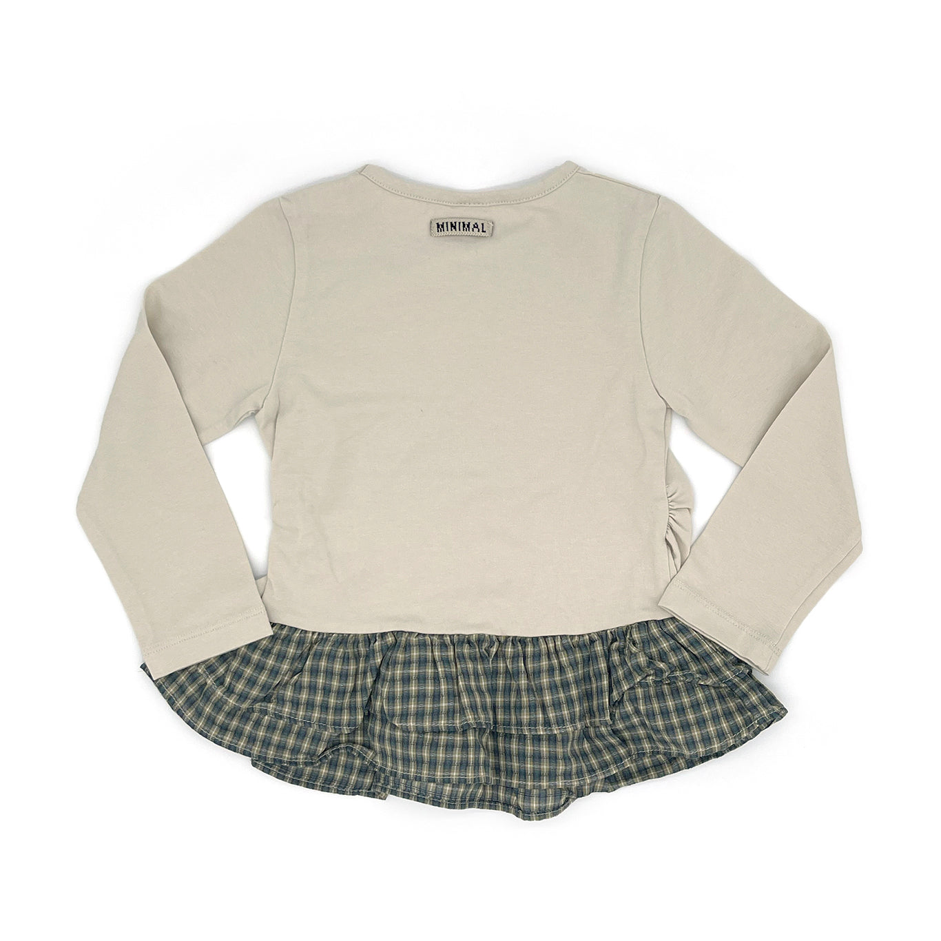 Plaid Ruffle Tee