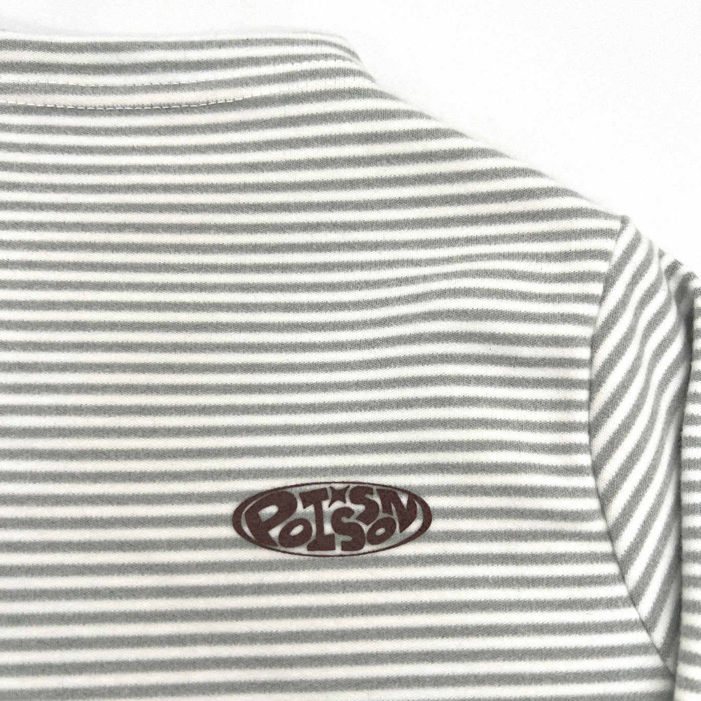 Striped Half Neck Tee