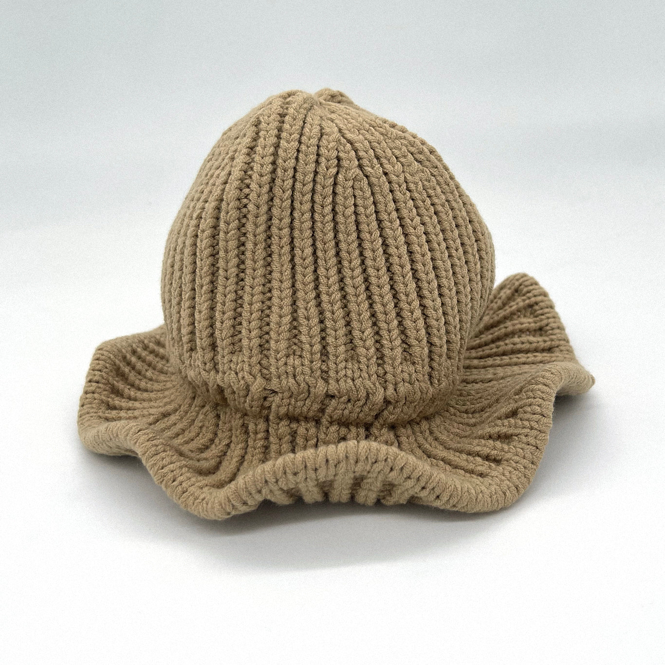 Frill Knit Bucket Hat