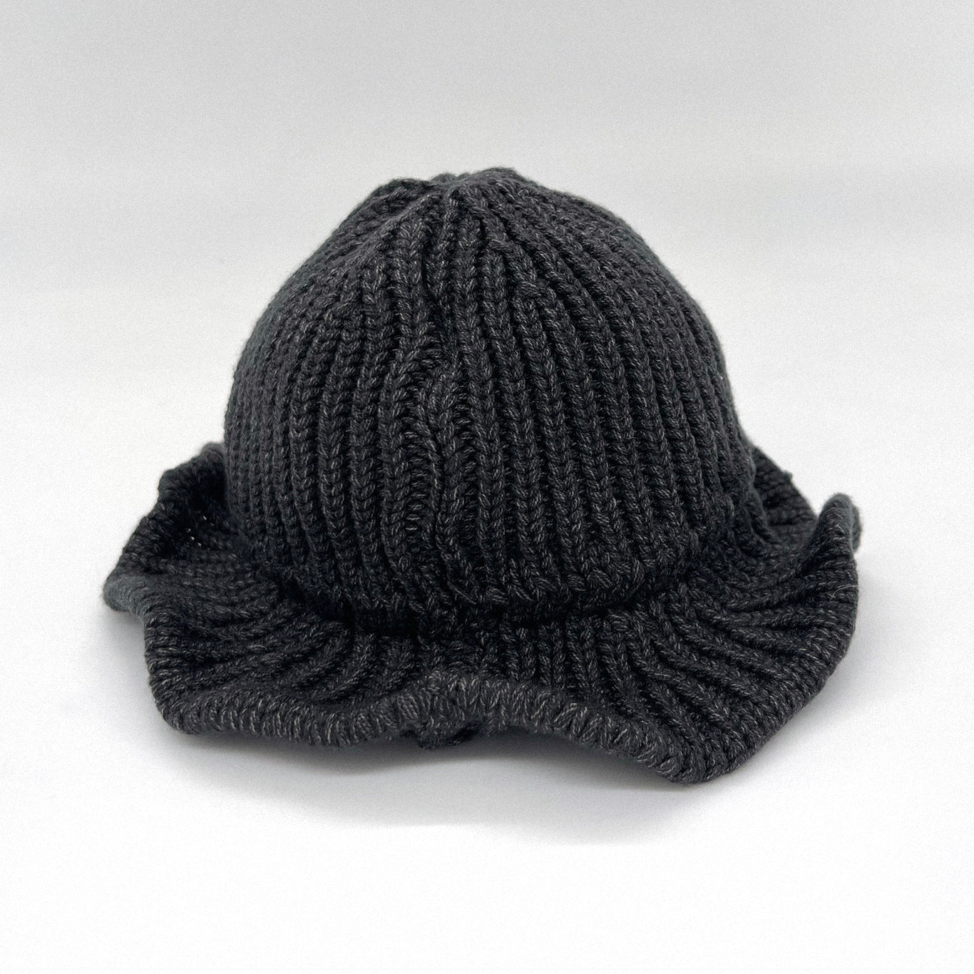 Frill Knit Bucket Hat