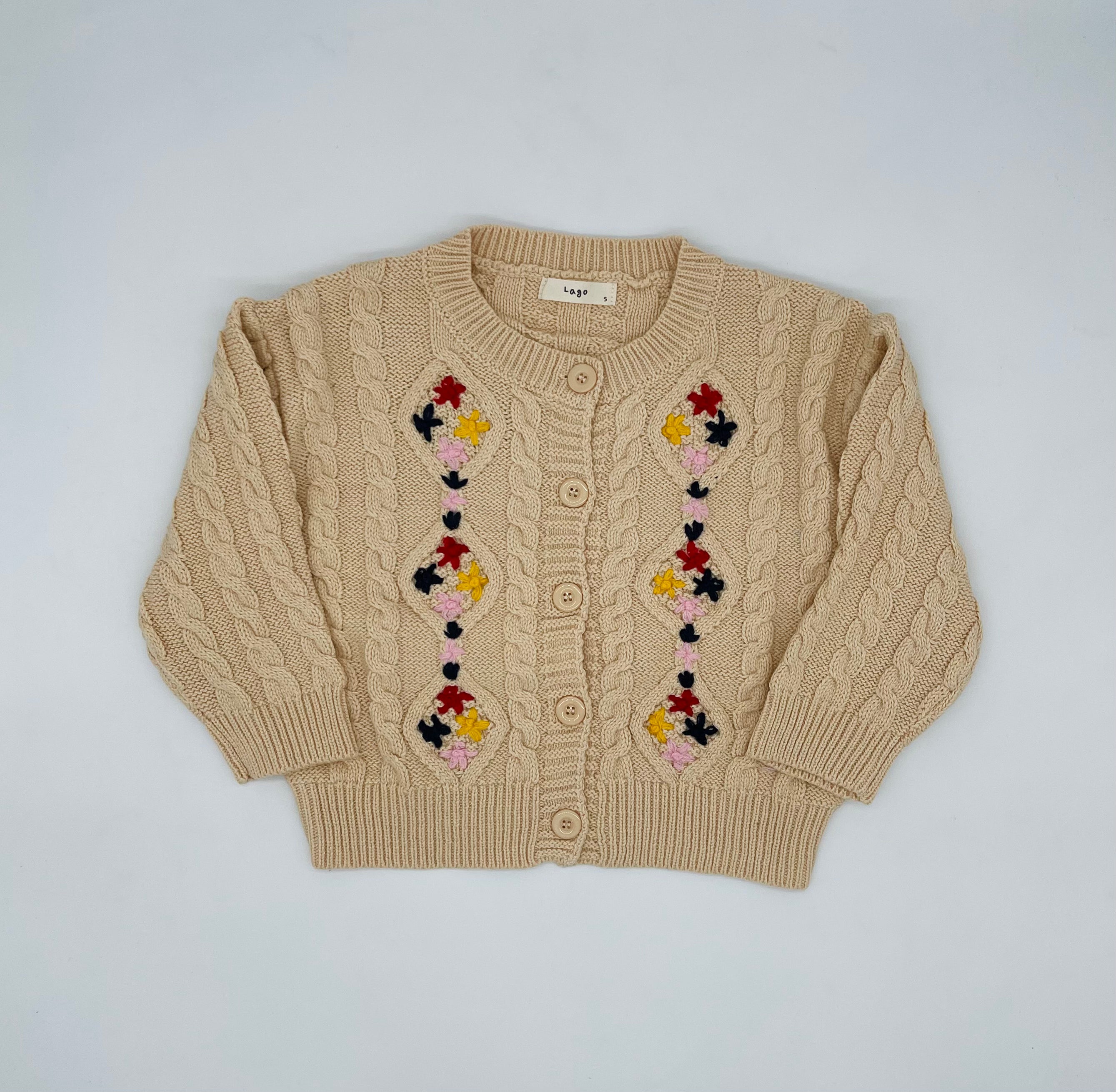 Flower Embroidery Cardigan