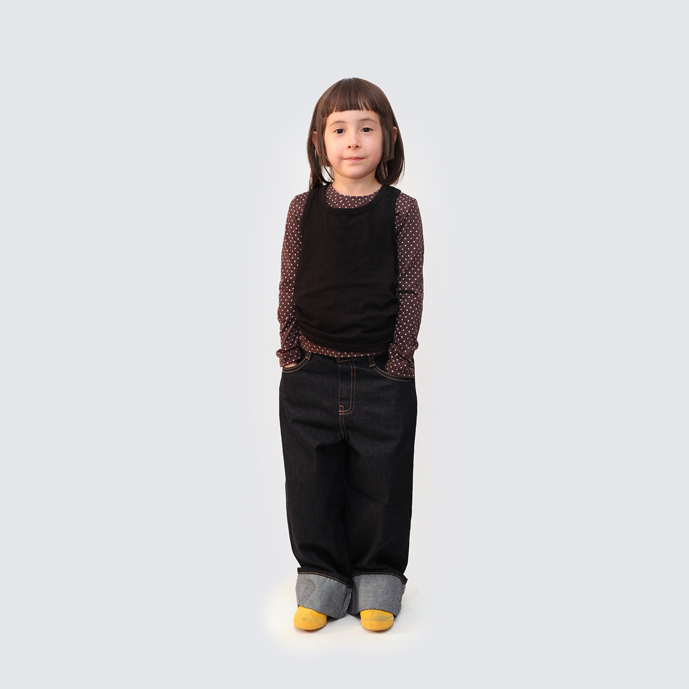 Standing Denim Pants