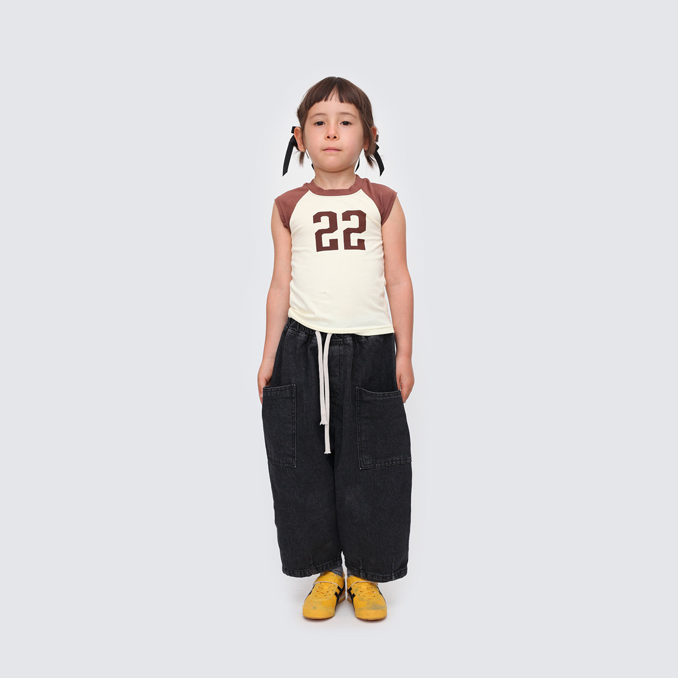 Barrel Leg Denim Pants