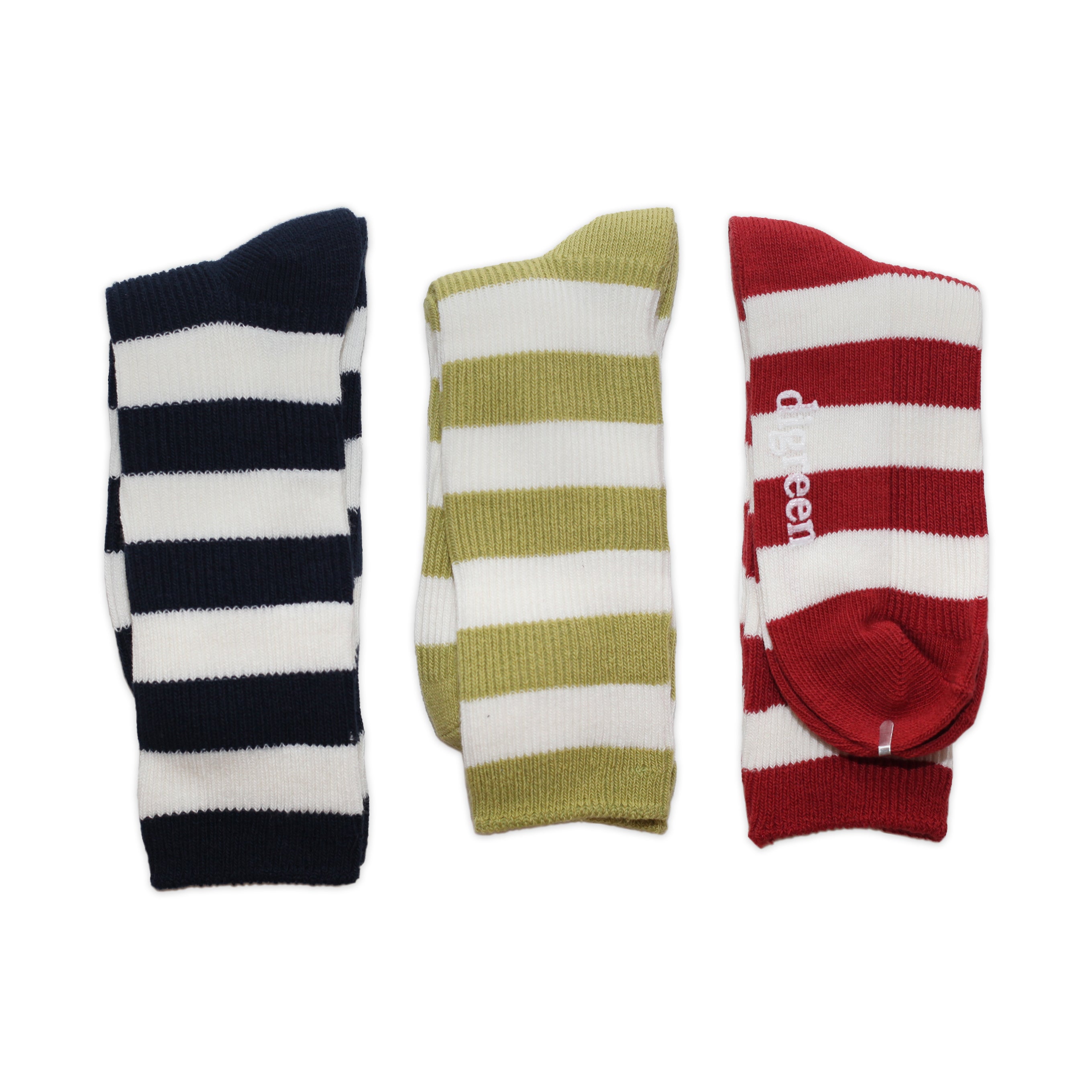 Minimal Stripe Socks Set