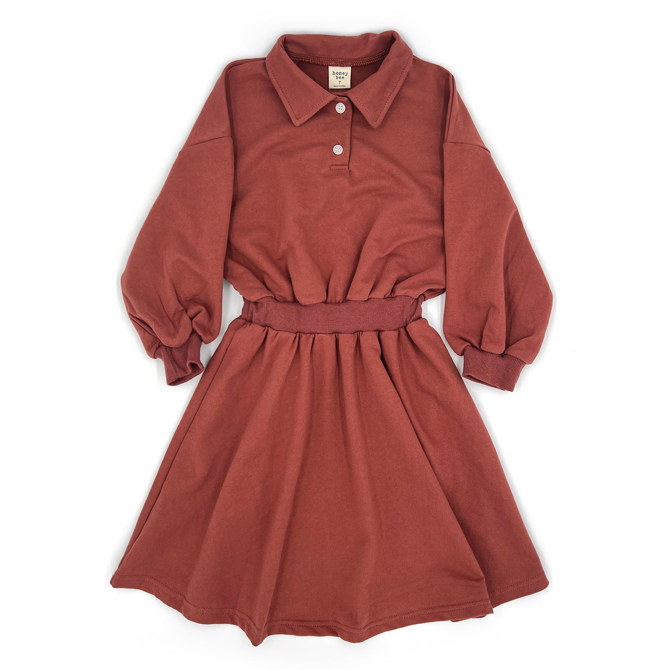 Collared Fleece Dress