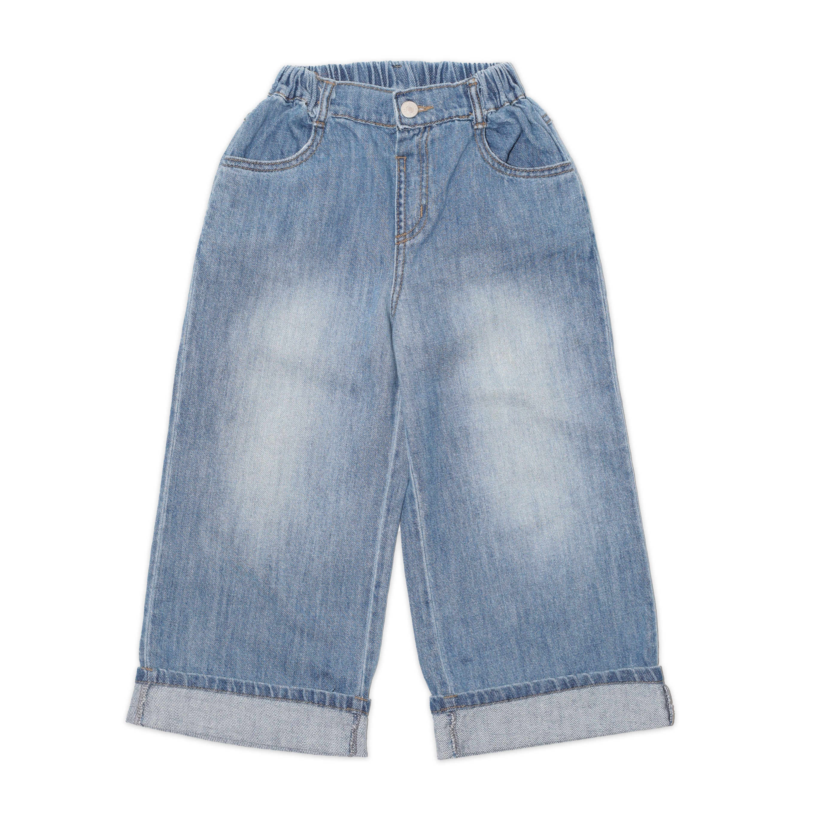 Soft Brushed Denim Pants
